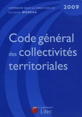 Couverture du produit · Code général des collectivités territoriales 2009