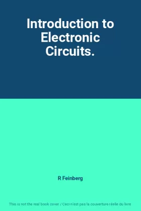 Couverture du produit · Introduction to Electronic Circuits.