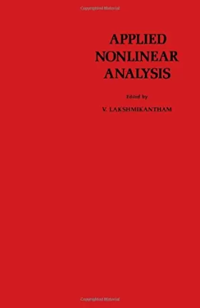 Couverture du produit · Applied Nonlinear Analysis