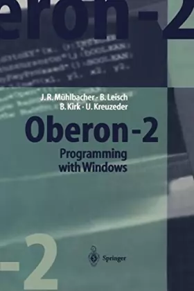 Couverture du produit · OBERON-2 PROGRAMMING WITH WINDOWS