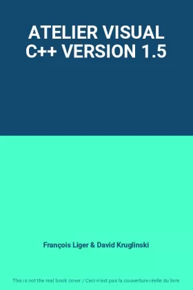 Couverture du produit · ATELIER VISUAL C++ VERSION 1.5