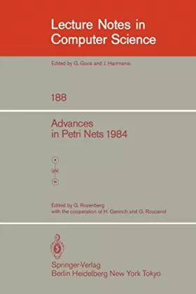 Couverture du produit · Advances in Petri Nets 1984