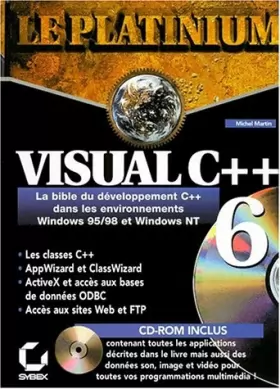 Couverture du produit · VISUAL C++ VERSION 5.0