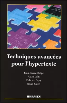 Couverture du produit · Techniques avancées pour l'hypertexte