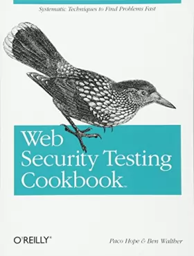 Couverture du produit · Web Security Testing Cookbook