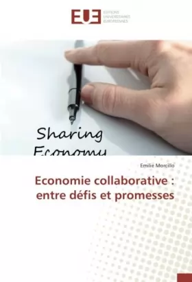 Couverture du produit · Economie collaborative : entre défis et promesses