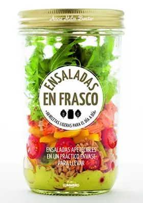 Couverture du produit · Ensaladas en frasco: 68 recetas ligeras para el día a día