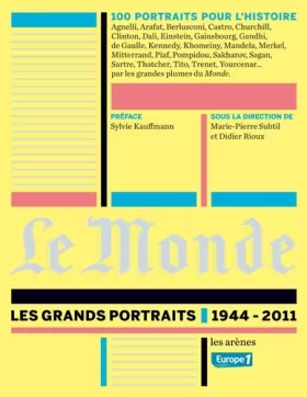 Couverture du produit · Le Monde : Les grands portraits, 1944-2011