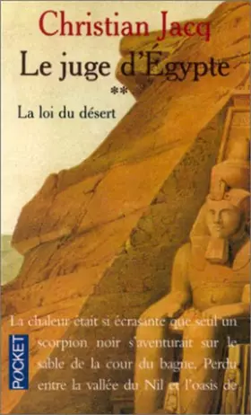 Couverture du produit · Le Juge d'Egypte, tome 2 : La Loi du désert