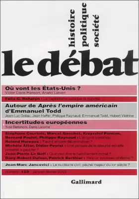 Couverture du produit · Le Débat, numéro 123, janvier-février 2003