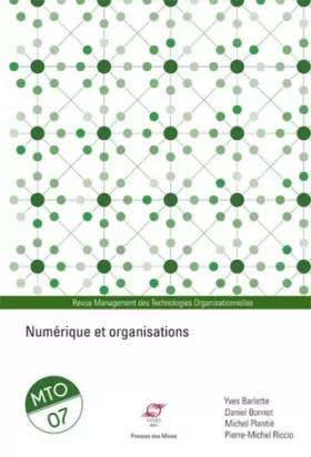 Couverture du produit · Numérique et organisations: MTO 07