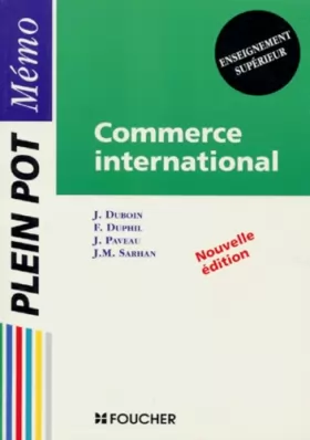 Couverture du produit · COMMERCE INTERNATIONAL. Edition 1996