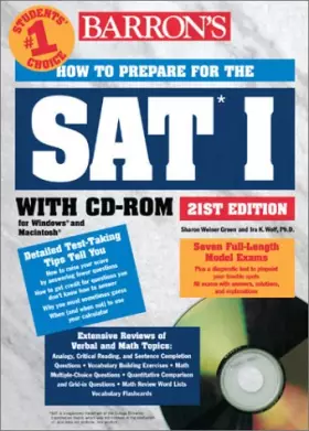 Couverture du produit · How to Prepare for the Sat I