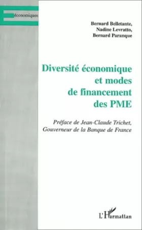 Couverture du produit · Diversité économique et Modes de financements des PME