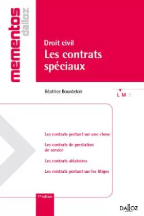 Couverture du produit · Droit civil : les contrats spéciaux