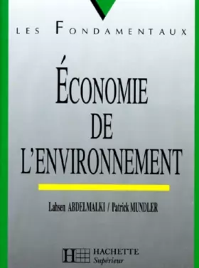Couverture du produit · Economie de l'environnement