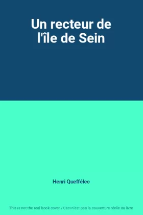 Couverture du produit · Un recteur de l'île de Sein