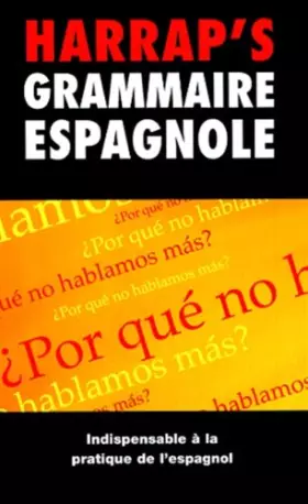 Couverture du produit · Harrap's Grammaire espagnole