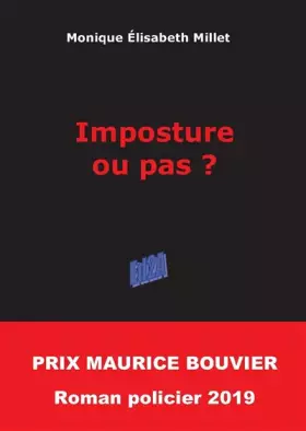 Couverture du produit · Imposture ou pas ? Prix Maurice Bouvier - Roman policier 2019