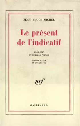 Couverture du produit · Le Présent de l'indicatif