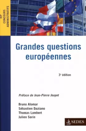 Couverture du produit · Grandes questions européennes - 3e éd. - Concours administratifs - IEP