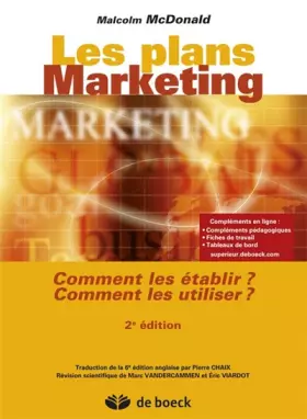 Couverture du produit · Les Plans Marketing: Comment les Etablir,Comment les Utiliser