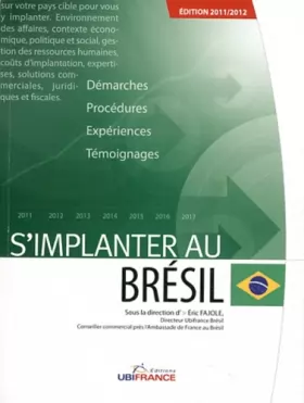 Couverture du produit · S'implanter au Brésil