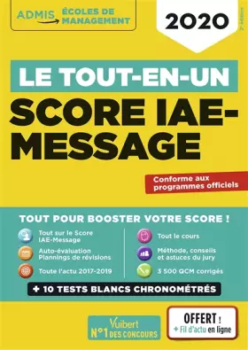 Couverture du produit · Le tout-en-un Score IAE-MESSAGE - Fil d'actu offert: 2020