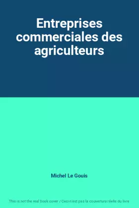 Couverture du produit · Entreprises commerciales des agriculteurs