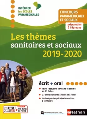 Couverture du produit · Les thèmes sanitaires et sociaux - AS/AP - 2019-2020