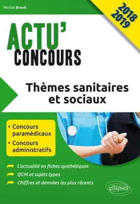 Couverture du produit · Thèmes sanitaires et sociaux 2018