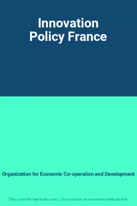 Couverture du produit · Innovation Policy France