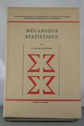 Couverture du produit · Mecanique statistique.