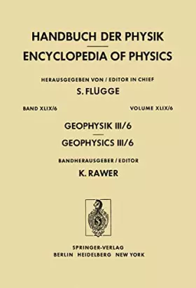 Couverture du produit · Geophysik III