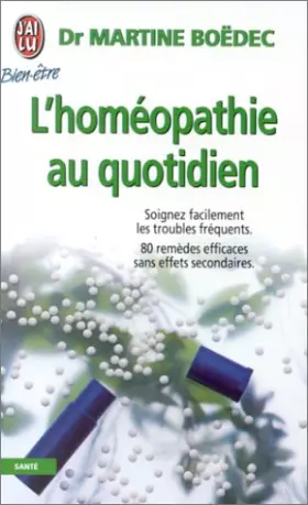 Couverture du produit · L'homéopathie au quotidien