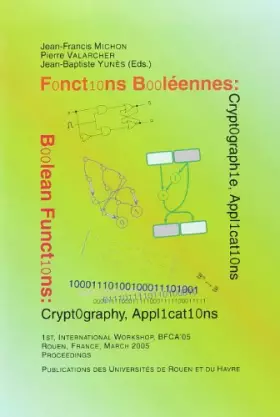 Couverture du produit · Boolean Functions : Cryptography and Applications