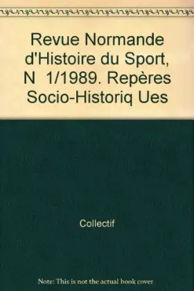 Couverture du produit · Histoire du sport, numéro 1, 1989