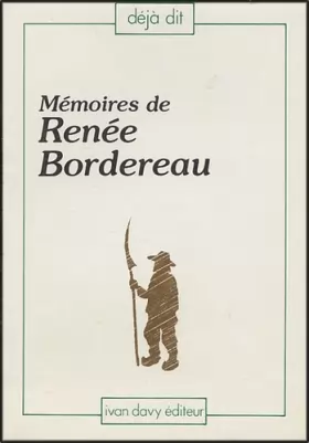 Couverture du produit · Mémoires de Renée Bordereau dite Langevin