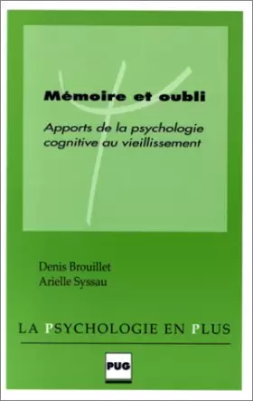 Couverture du produit · Mémoire et oubli
