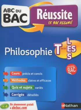 Couverture du produit · ABC du BAC Réussite Philosophie Term L-ES-S
