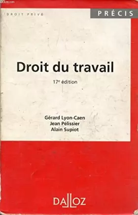 Couverture du produit · Droit du travail