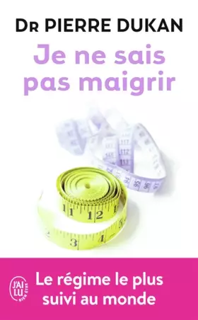 Couverture du produit · Je ne sais pas maigrir