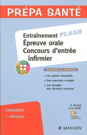 Couverture du produit · Entraînement Epreuve orale Concours d'entrée infirmier