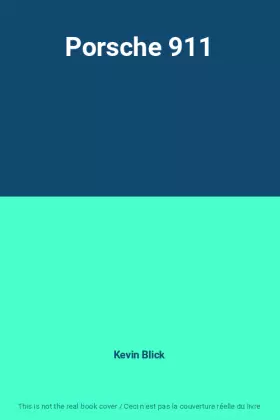Couverture du produit · Porsche 911