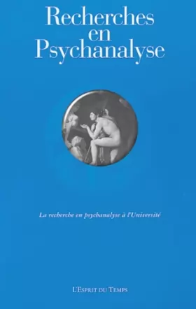 Couverture du produit · Recherche en psychanalyse 2004, numéro 1 : La recherche en psychanalyse à l'Université