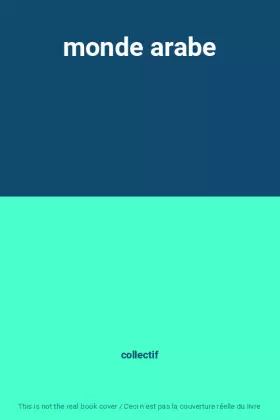 Couverture du produit · monde arabe