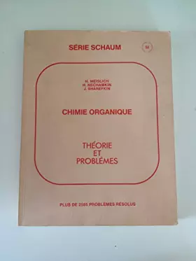 Couverture du produit · Chimie organique