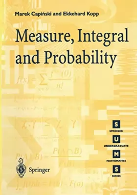 Couverture du produit · Measure integral and probability