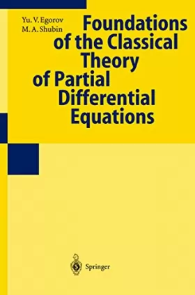 Couverture du produit · Foundations of the Classical Theory of Partial Differential Equations