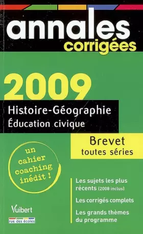 Couverture du produit · Histoire-Géo Education civique Brevet toutes séries